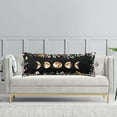 thumbnail image 2 of Moon Phases Body Pillow Cover Moon Phase Moonlit Star Night Boho Flowers Long Pillow Case Protector with Zipper Decorative Pillow Covers Soft Rectangle Bed Pillowcases for Bedroom,Couch,Sofa,20"x54", 2 of 5