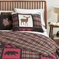 thumbnail image 6 of Great Bay Home Stonehurst 2-Piece Red BlackQuilt Bedding Sets, Twin, 6 of 6