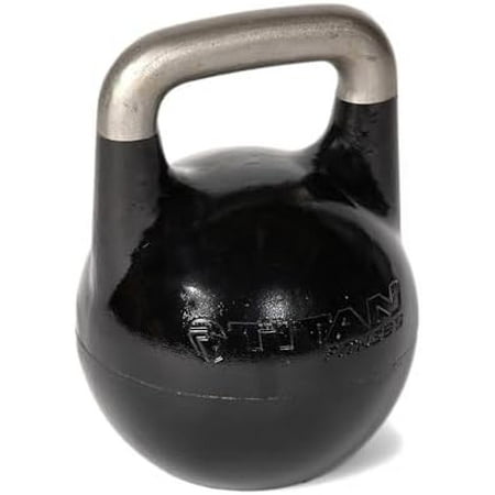 Adjustable Competition Kettlebell, 12-32 KG, Ergonomic Smooth Grip Handle, Flat Base for Floor Exercises, Strength Training Kettlebells for Home Gym
