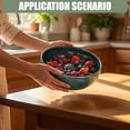 thumbnail image 3 of Self-Spinning Berry Washing Bowl Ceramic, Automatic 360° Fruit & Vegetable Washer Spinner with Drainage, Hydro-Vortex Berry Rinser & Colander for Kitchen, Stoneware Serving Bowl for Berries (1 Pc), 3 of 7