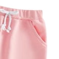 thumbnail image 4 of Zshosam Girls Summer Sets Girl's Summer Clothing Sets Knit Ruffle Striped T-Shirt and Shorts 2 Piece Outfits Size 12 18 Months,(Beige 12-18 Months), 4 of 7