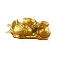 thumbnail image 4 of Adornos de pareja de patos mandarines: escultura creativa para sala de estar, boda 11cm, 4 of 9