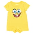 thumbnail image 2 of SpongeBob SquarePants Infant Baby Boys Romper and Hat Newborn to Infant, 2 of 5