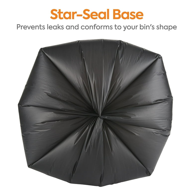 33 Gallon Star Seal High Density Trash Bags 33x40 - 250 Bags/Case
