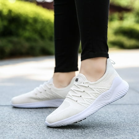 

Women s Leisure Breathable Mesh Outdoor Fitness Running Sport Sneakers Shoes White 8.5