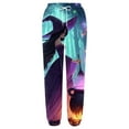 thumbnail image 3 of Shwomsmer Summer Pants for Women, Women's Casual Drawstring Loose Fit Jogger Pants With Floral Print Comfortable Sport Sweatpants For Everyday Wear Womens Pant Suits Casual, 3 of 3