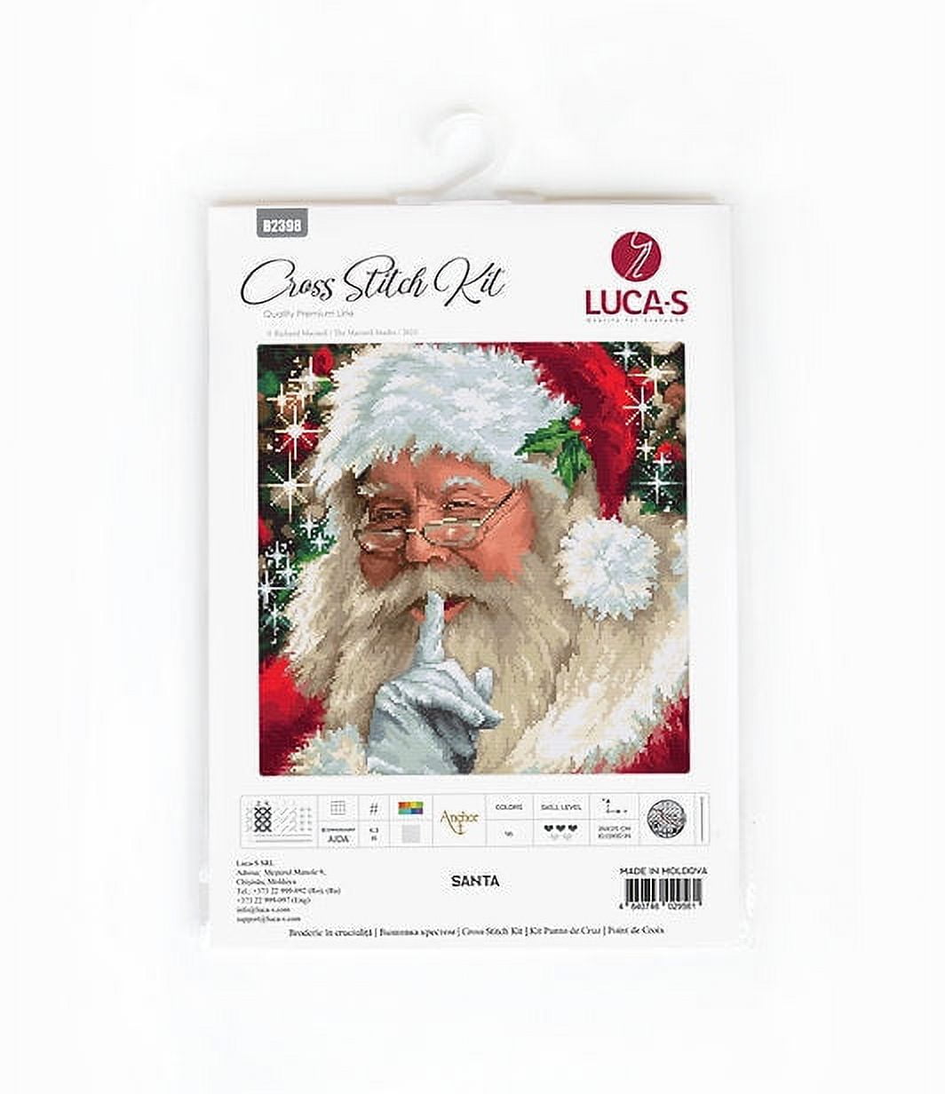 Luca-S Santa Counted Cross-Stitch Kit