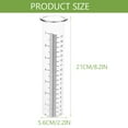 thumbnail image 3 of Miangastore 2 Pcs Professional Rain Gauge Tube Practical Glass Rain Measuring Cylinder, 3 of 8
