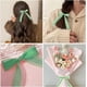 thumbnail image 4 of Cinta de organza transparente verde claro de 50 yardas y 1 pulgada de ancho, gasa a rayas, malla transparente, cintas de hilo con borde dorado, a granel, 4 of 9