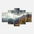 thumbnail image 2 of Caucasus Mountains White Panorama - Landscape Artwork Canvas, 2 of 3
