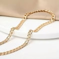thumbnail image 4 of 24" Men Women Stainless Steel 18K Gold Plated Curb Cuban Chain Necklace Jewelry, 4 of 4