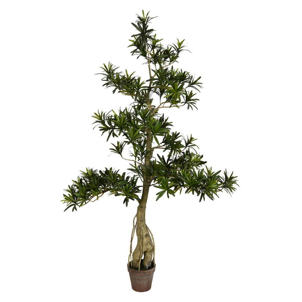 Vickerman 4' Potted Podocarpus Tree 2370Lvs - Walmart.com - Walmart.com