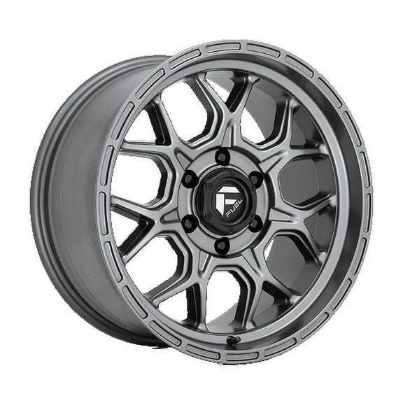 Fuel 1PC Aluminum Rim D672 TECH 18X9in Matte Gun Metal Finish, D67218907557