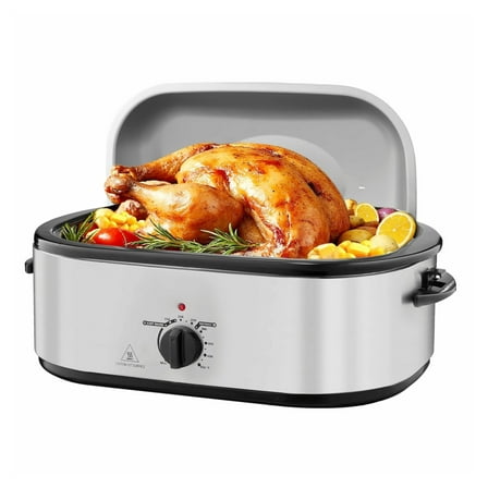 Electric Roaster Oven 22QT, 150-450°F Adjustable Temp