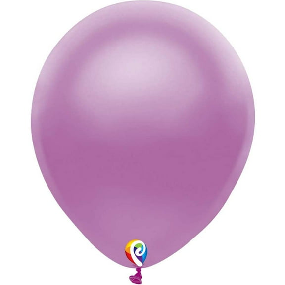Funsational 12" Pearl Purple Latex Balloons, 50ct