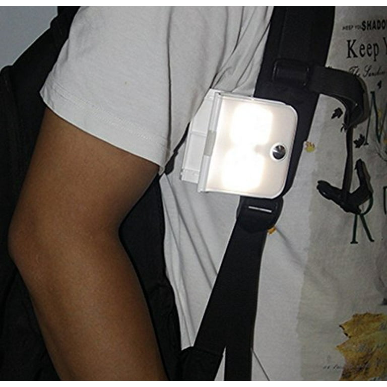 Solar Portable LED Clip-on Light Rechargeable USB Lantern Outdoor  