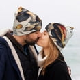 thumbnail image 5 of Lsque Cute Forest Mushrooms Pattern Knitted Beanie, Unisex Winter Hat, Knit Hat Winter Beanies Thick Fisherman Beanies Cuffed Plain Skull Caps, 5 of 6
