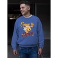 thumbnail image 2 of Welcome Vibes - Open Sign Emoji Graphic Men's Sweatshirt, 2 of 4