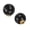 Black, variant on Uxcell Ball Lamp Finials Caps Knob, Dual Thread Polished Brass Lamp Screw Cap Light Finial Knob for Table Light Chandelier Lighting Fixture DIY Repair Bronze 2