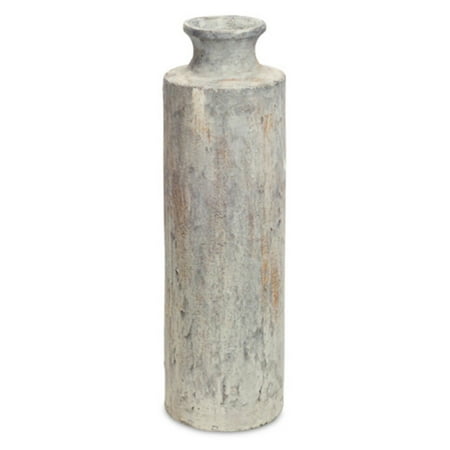 UPC 746427705080 product image for Melrose International Gray Cylindrical Vase | upcitemdb.com