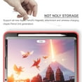 thumbnail image 7 of Dteck For Apple iPad Pro 11" 2018/Pro 11 2nd Generation (2020 Released),Shockproof Three-Layer Heavy Duty Protector Rubber Hybrid Hard Kickstand Case Built-in Screen Protector 11 inches,Red, 7 of 7