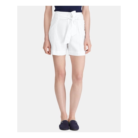 RALPH LAUREN Womens White Shorts 12