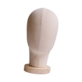 thumbnail image 4 of Mannequin Head Model Wigs Stand Stand Almacenamiento de sombrero Versátil Pequeñero Pantalada de sombrero de sombrero Cabeza de sombrero para la mesa, 4 of 9