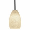 thumbnail image 4 of 28012-3R-ORB/WHST Access Lighting Champagne-One Light Glass Pendant with Rod-5 Inches Wide by 9 Inches Tall-Oil Rubbed Bronze Finish-White Stone Glass, 4 of 7