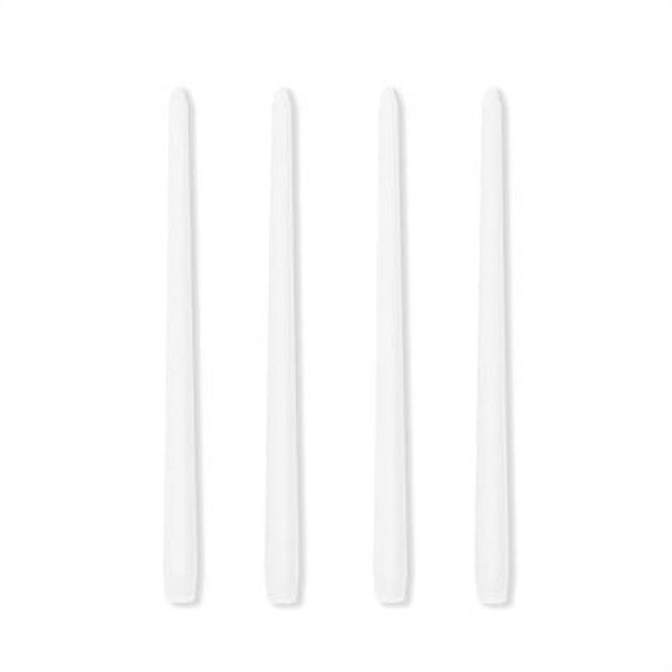 SSENERY 12" Unscented Taper Candles in 35 Colors (4Pack) for Home