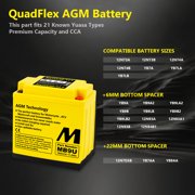 MB9U Motobatt 12V AGM Battery