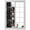 Black Brown, variant on Reusable Static Cling Window Tints, Halloween Window Privacy Film Frosted, Orange Pumpkin Funny Ghost Black Cat Purple Heat Control Windows Films for Offices, Balcony, 29.5 x 118 Inches