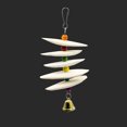 thumbnail image 1 of Parrot Natural Cuttlefish Bone Hanging String Calcium Supplement Toy Teething Tools Pet Supplies, 1 of 9