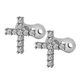 thumbnail image 5 of EHJRE 2pcs Dermal Anchor Tops and Base Titanium Steel Piercing Jewelry Cross, 5 of 9