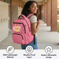 thumbnail image 3 of Yspwyqan Watermelon Capybara Backpack Set for School Kids, Lunch Box Set 4Pcs Large Capacity Polka Dot Front Pocket Trendy Daypack for Ages 8-15 Travel, 3 of 7