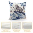 thumbnail image 4 of HENGT  Chinoiserie Monkey with Tiger Pattern Print Throw Pillow Covers Soft Cushion Cases for Couch Sofa Ethnic Home Decor for Bedroom,Living Room (NO Insert), 4 of 5