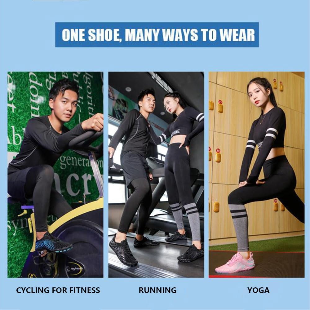 Footwear for Women Men with Neuropathy, Comfortable Lightweight Non-Slip Barefoot Shoes Hiking Shoes