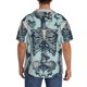 thumbnail image 3 of Balery Butterflies Skull Bows Camisa Casual de Manga Corta con Botones para Hombre, Texturizada, Estilo Cubano, para Playa, Verano-Medium, 3 of 5