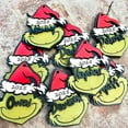 thumbnail image 2 of BETEAM Personalized GrinchChristmas Decorations 3D Wood Hanging Christmas Tree 2026 GrinchOrnaments for Tree toppergrinchGifts for Families&Friends-FACE, 2 Pc, 2 of 6