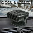 thumbnail image 5 of Portable Electric Car Heater 12V 120W Heating Fan Defogger Defroster Demister US, 5 of 12
