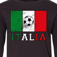 thumbnail image 4 of Inktastic Italian Soccer Long Sleeve Youth T-Shirt, 4 of 5