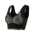 thumbnail image 1 of DPTALR Woman's Lace Beauty Back Solid Strap Wrap Plus Size Bra Underwear, 1 of 3