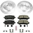 thumbnail image 3 of PowerStop Rear Z23 Evolution Sport Carbon-Fiber Ceramic Brake Pad and Drilled & Slotted Rotor Kit Fits: HONDA Select Models K7903, 3 of 10