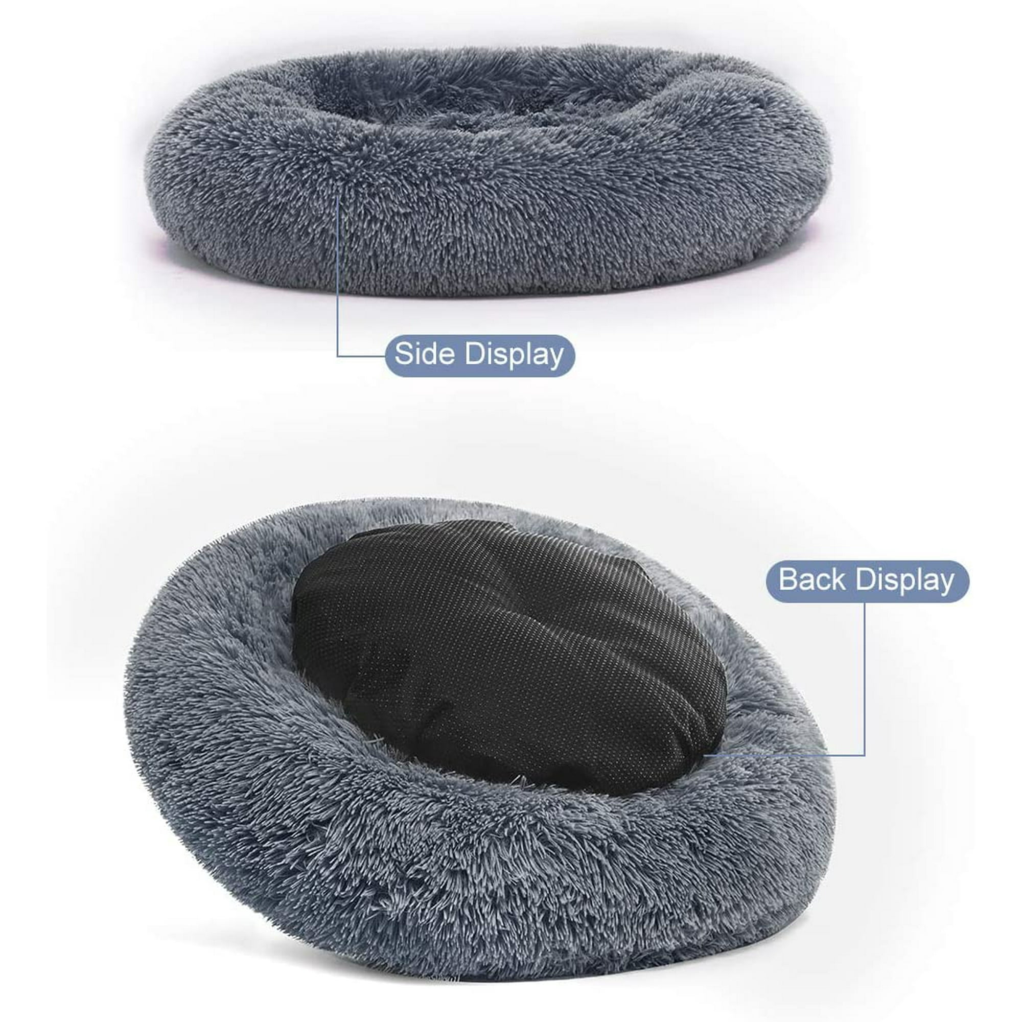 Bamaia Orthopedic Dog Bed Comfortable Donut Cuddler Round Dog Bed Ultra Soft Washable Dog And Cat Cushion Bed 23 27 31 Other S 23 X 23