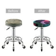 thumbnail image 5 of Fotbe Vibrant Abstract Flow Stool Covers Round,Waterproof Round Bar Stool Covers Bar Chair Covers Washable Stool Cushion Slipcover for 12-14 Inch Chair-14 inch, 5 of 7