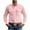 Pink, variant on Miqool Mens and Big Mens Cowboy Western Shirts Long Sleeve Dress Shirts Stretch Solid Casual Button Down Work Shirts with Pockets