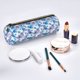 thumbnail image 2 of Disketp Icy Blue Snowflakes Estuche Organizador de Lápices de Cuero, Estuche de Oficina con Cremallera para Bolígrafo y Lápiz, 2 of 6