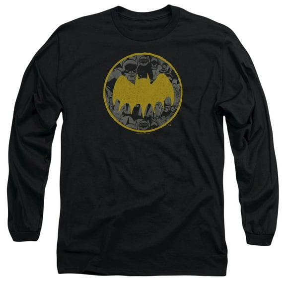 Batman - Vintage Symbol Collage - Long Sleeve Shirt - XX-Large