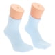 thumbnail image 1 of Unique Bargains 1 Pair Women's Comfortable Sleep Cozy Socks Light Blue 93% Polyester 7% Spandex, 1 of 5
