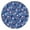 Blue Baseball Silhouette, variant on Blue Baseball Silhouette Pattern Round Fitted Tablecloth with Elastic Edge,Dining Table Cover Waterproof,Outdoor Round Tablecloth for Camping,Dining,Indoor and Outdoor