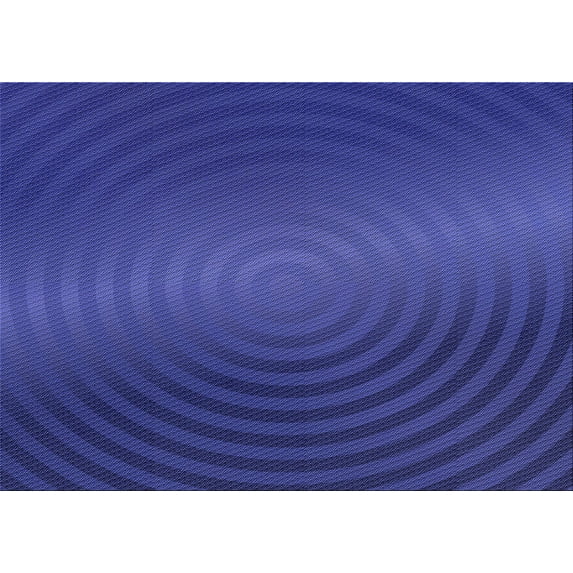 Ahgly Company Indoor Rectangle Patterned Cobalt Blue Area Rugs, 7' x 9'